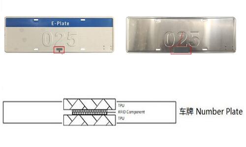 UHF&HF双频RFID电子标签IVF-L611040U